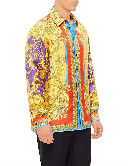 Authentic INFORMAL SHIRT HERITAGE-P Versace Collection Discount 52% off